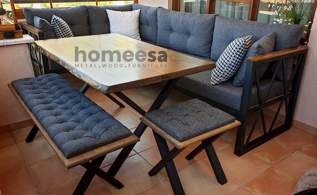 Grass Balkon Köşe Takımı