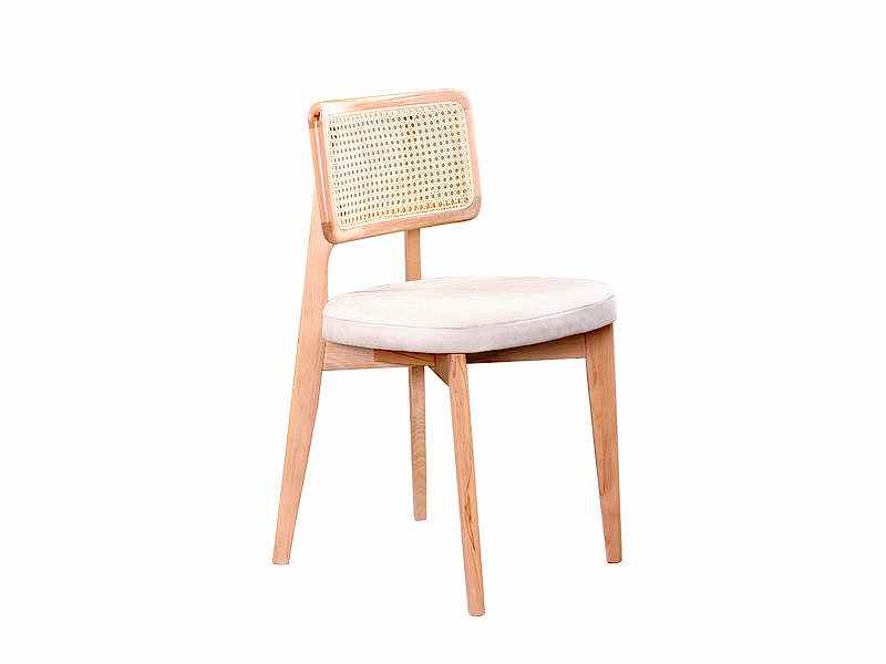 Zion Ahşap Hasırlı Sandalye
