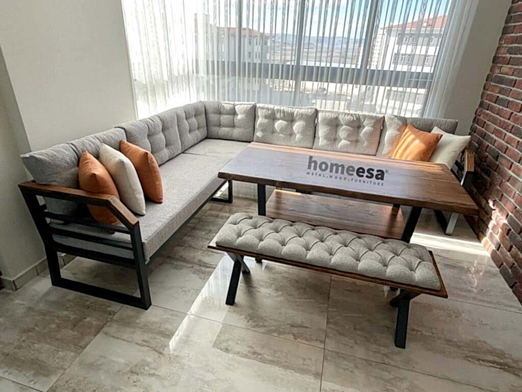 Lion Balkon Köşe Takımı