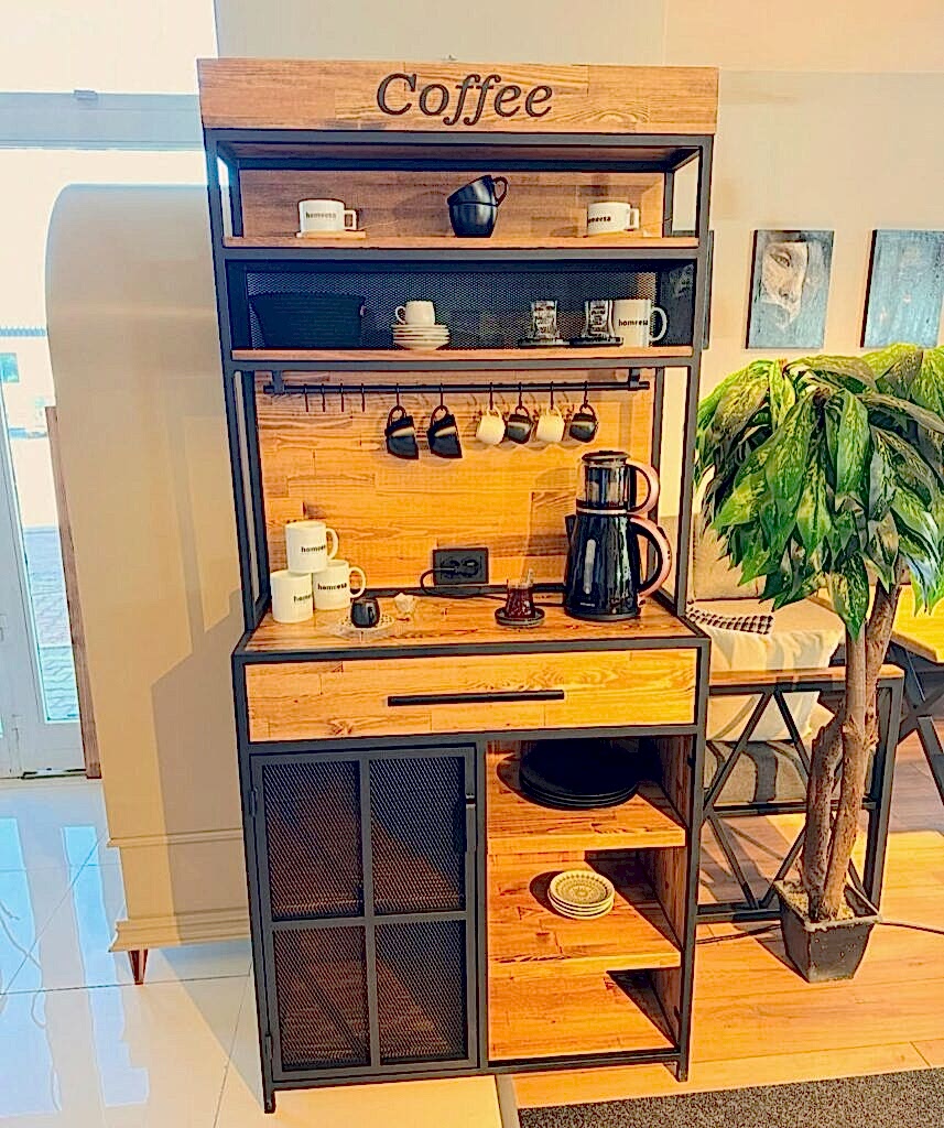 Luca Kahve Köşesi Dolabı